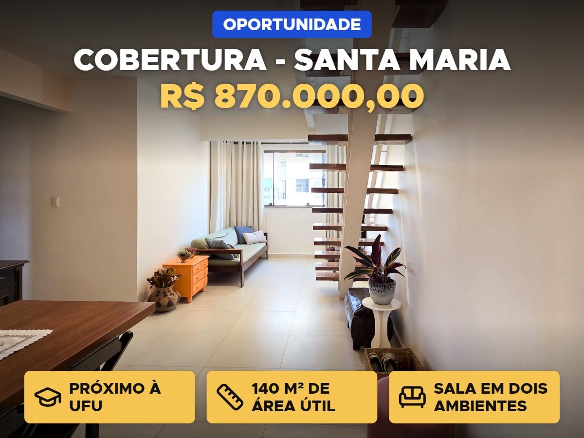 Foto de Cobertura em Santa Maria, Uberlândia - MG