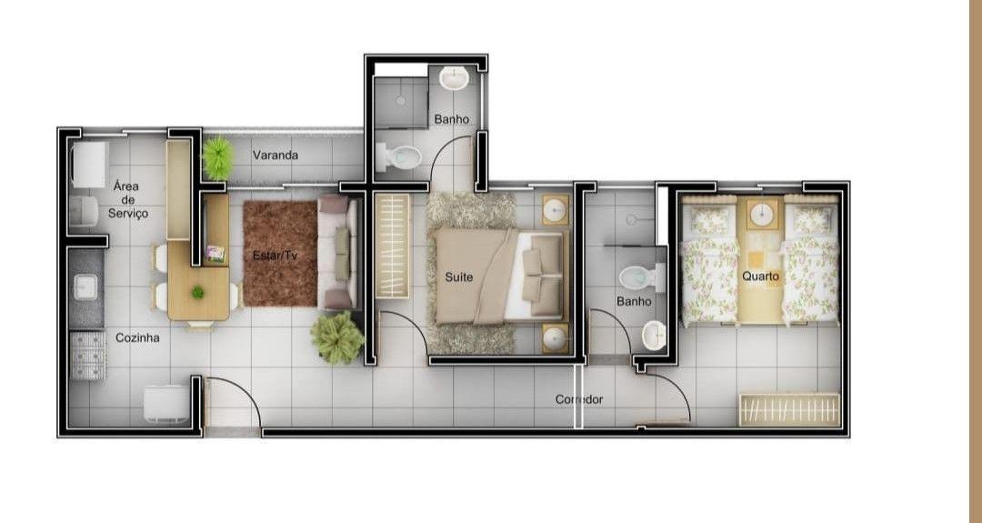 Apartamento à venda em Santa Mônica, Uberlândia — foto principal