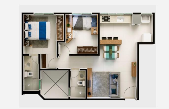 Apartamento à venda em Pampulha, Uberlândia — foto principal