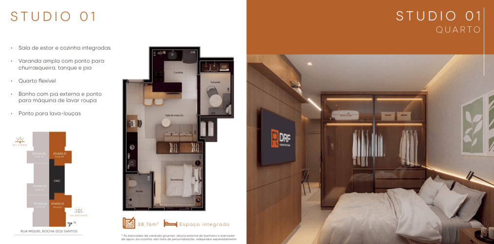 Kitnet/Studio à venda em Santa Mônica, Uberlândia — foto 2
