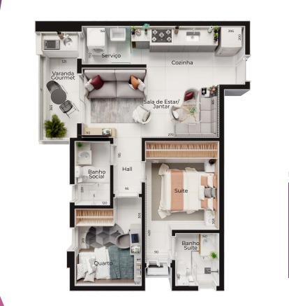 Apartamento à venda em Segismundo Pereira, Uberlândia — foto 3