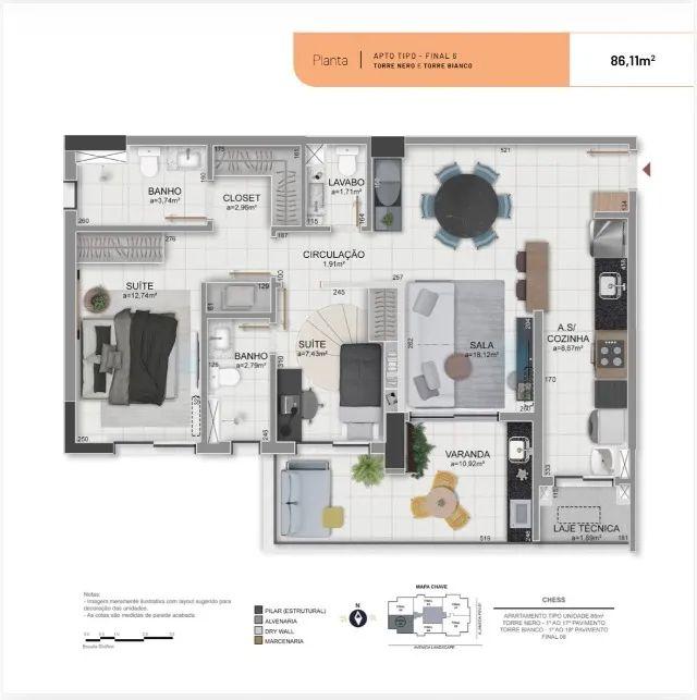 Apartamento à venda em Jardim Sul, Uberlândia — foto principal